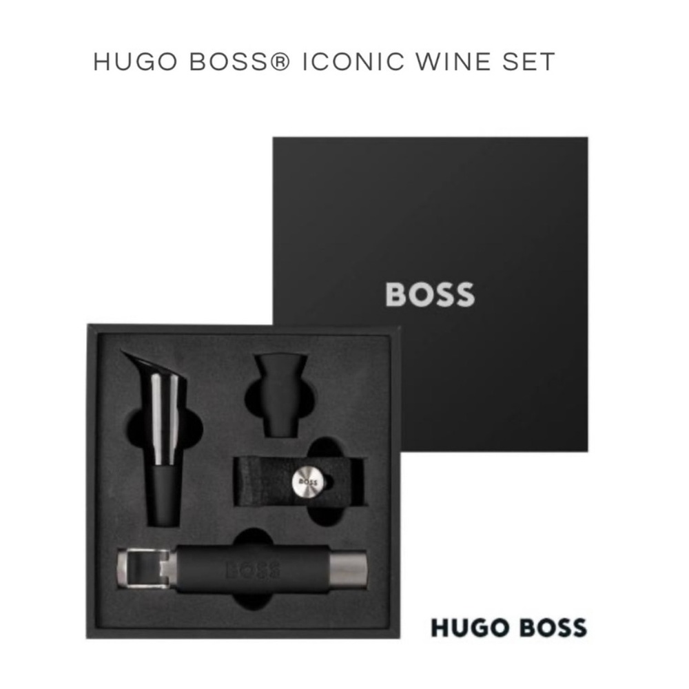 NEW! HUGO BOSS Iconic Wine Set Gift Box